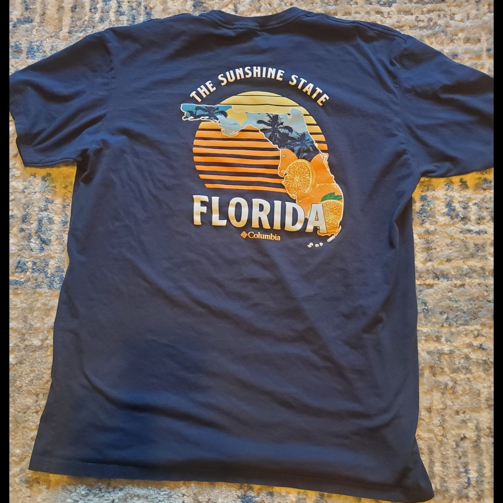 Columbia Men's Blue Florida Sunshine Tee